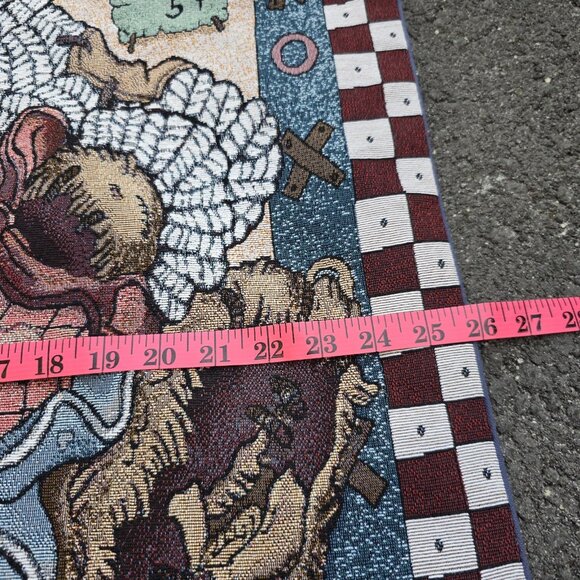 Boyd Bears and Friends Love Conquers All Tapestry Wall Hanging Vintage 38 x 26in - Picture 7 of 8